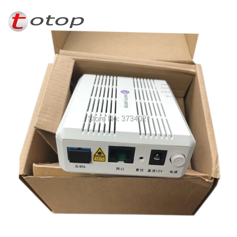 3 шт./лот фабрика кольцо Alcatel Lucent I-010G GPON ONU/ONT 1 GE Порты и разъёмы подобные с Huawei hg8310m и ZTE zxhn F643