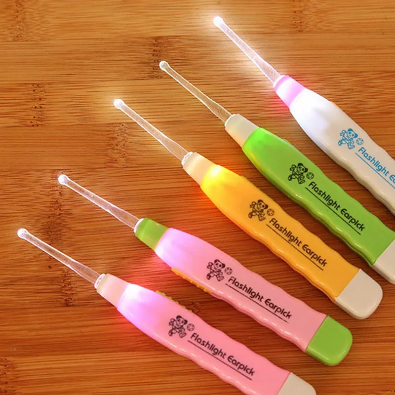 Ear Wax Remove LED Flashlight Ear Pick Cleaner Tool Curette Electric ear cleaner cleaning device dig
