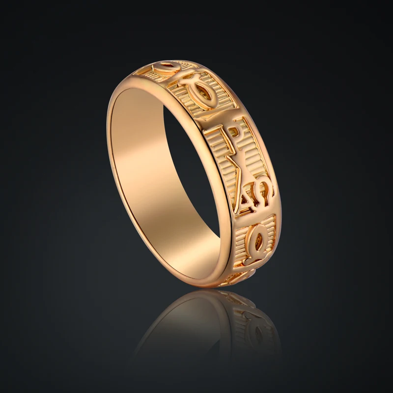 egyptian ring menwomen gifts gold color mens gold rings 6mm classic antique wedding - Egyptian Wedding Rings egyptian ring menwomen gifts gold color mens gold rings 6mm classic antique wedding - Egyptian Wedding Rings