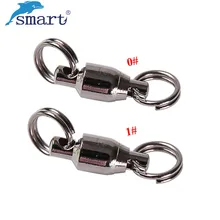 Умный, 50 шт в наборе, 0,3g/8 мм 4g/9 мм Нержавеющая сталь 15/для детей до 20 кг по самой низкой цене, твердые кольца приманка для рыбы вертлюжная Рыбалка Разъем рыболовное снаряжение принадлежности для рыбалки