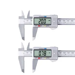 ЖК-дисплей Электронный цифровой суппорт Штангенциркуль Vernier цифровой микрометр 0-150 мм измерительные инструменты аксессуары для ювелирных