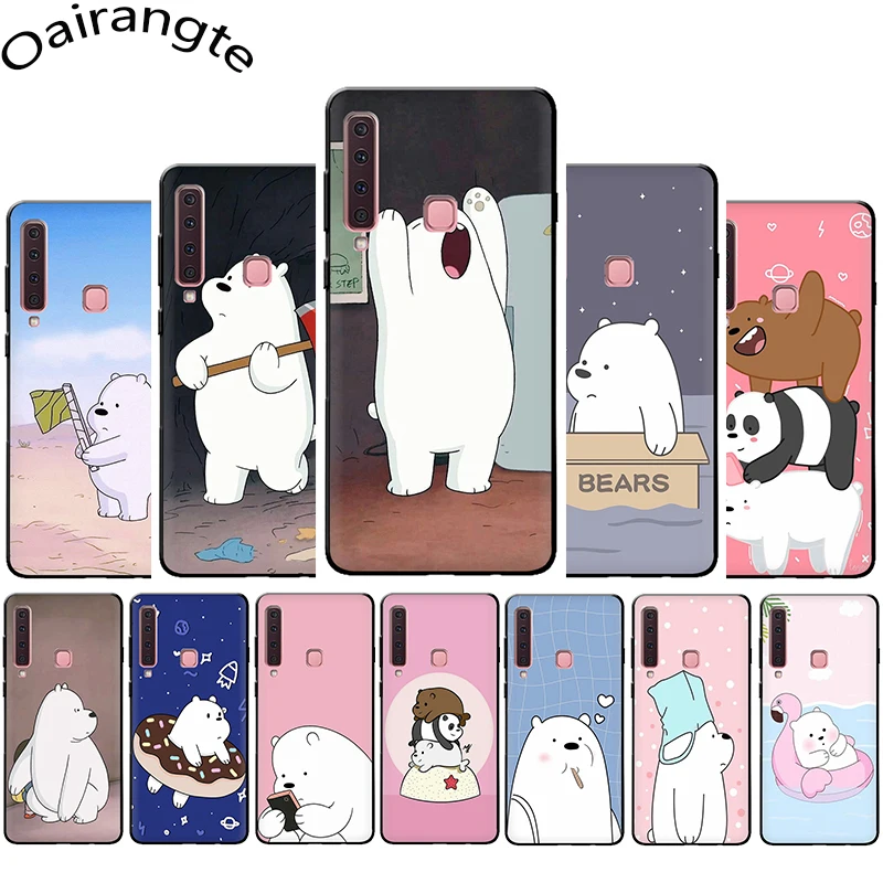 

Cute Cartoon We Bare Bears brothers silicone phone case for Samsung A3 A5 A6 Plus A7 A8 A9 A10s 20s 30s 40s 50s 70 J6