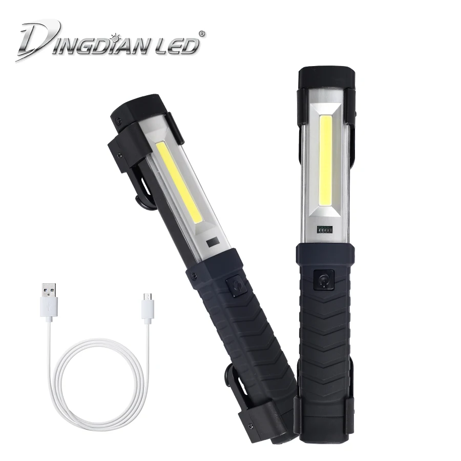 

YD-24 Work Light LED COB+XPE Flashlight Outdoor Portable Lantern Cold White Torch LED Camping Fishing Battery Include LED Torch