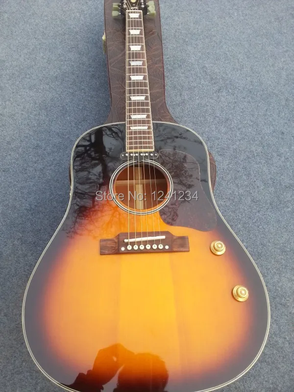 2019 New + Factory + Chibson G160 acoustic guitar sunset