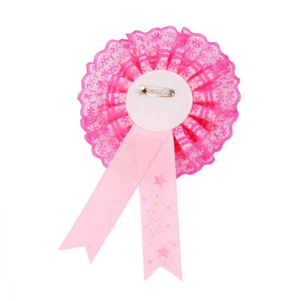 New Hot Sale Mom To Be Writing Award Ribbon Badge for Baby Shower Hens Night Party Favor Pink DIY Wedding Party Favor Decor Gift