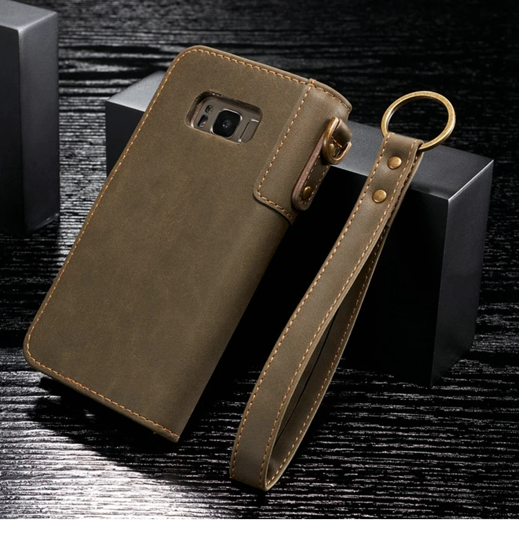 Для Coque samsung Galaxy S8 Plus Роскошные Бизнес кожаный бумажник на магните чехол для телефона для Galaxy S8 Plus откидная крышка книга Etui