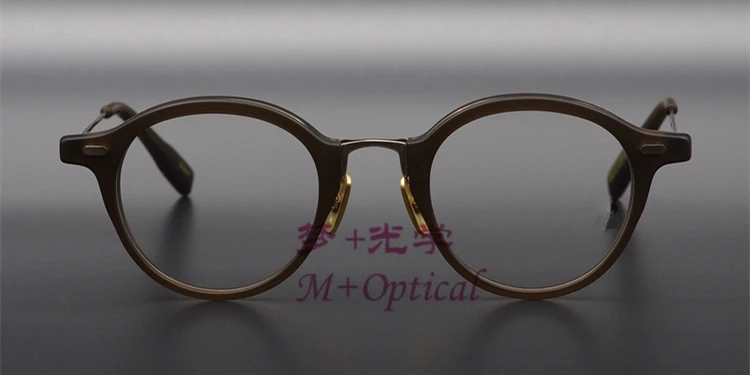 Ограниченная серия, винтажные очки, оправа из чистого титана, ультралегкие очки OG Baker Master, любимые ретро круглые очки для женщин и мужчин