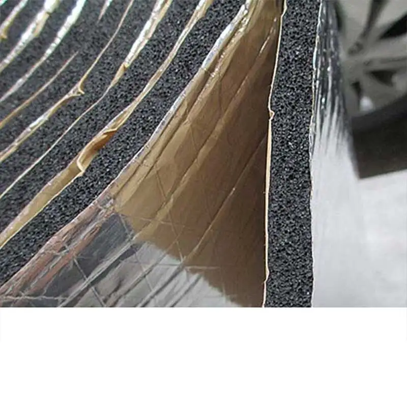 12 Sheets Car Vehicle Glass Fibre Foam Soundproofing Deadening Insulation 5mm