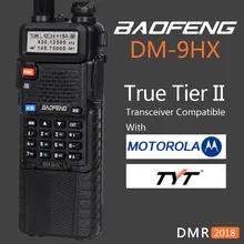 Baofeng Двухдиапазонная двухканальная рация Tier 2 II DMR, цифровая двухсторонняя рация, DM-9HX радиостанция, DM-5R плюс UV-5R UV5R UV 5R