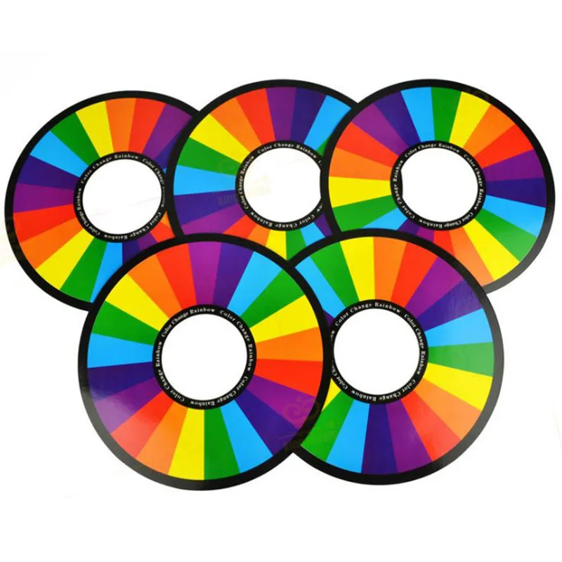 1 Set Hot sale Mysterious Rainbow Ring Stage Magic Trick Toy Rainbow