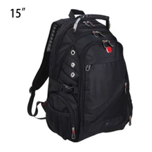 Negro del ordenador portátil morral de la escuela bolsas de viaje hombres oxford mochilas de Viaje bolsa de portátil a prueba de agua para hombre 14 15 pulgadas