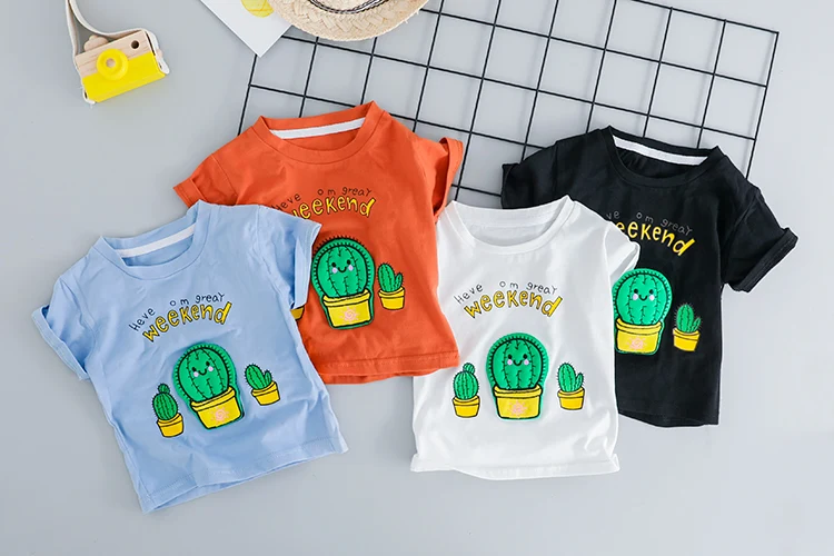 2019 летние комплекты одежды для младенцев, Повседневная футболка и шорты, комплекты одежды для маленьких мальчиков и девочек, Детский