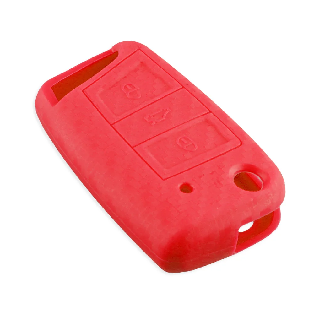 Cover in silicone chiave telecomando per VW Polo 2016 Golf 7 MK7 For Skoda Octavia Combi A7 - SEAT Leon Ibiza CUPTRA - HTB1i7HpaznuK1RkSmFPq6AuzFXaH