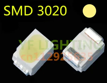

3000-3200K White 3020 CHIP LED 3.0*2.0*1.3mm smd led 3.0-3.5V 3000PCS/REEL(6-7LM)