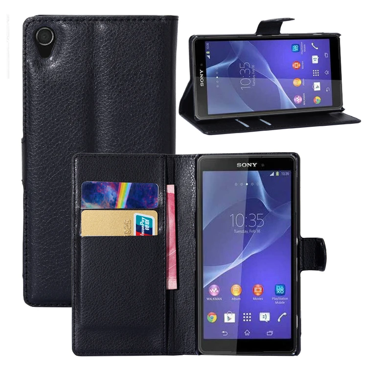 Кожаный чехол для Sony Xperia Z3 L55T D6603 D6633 Роскошный Ретро флип Z 3 Capa роскошный бумажник
