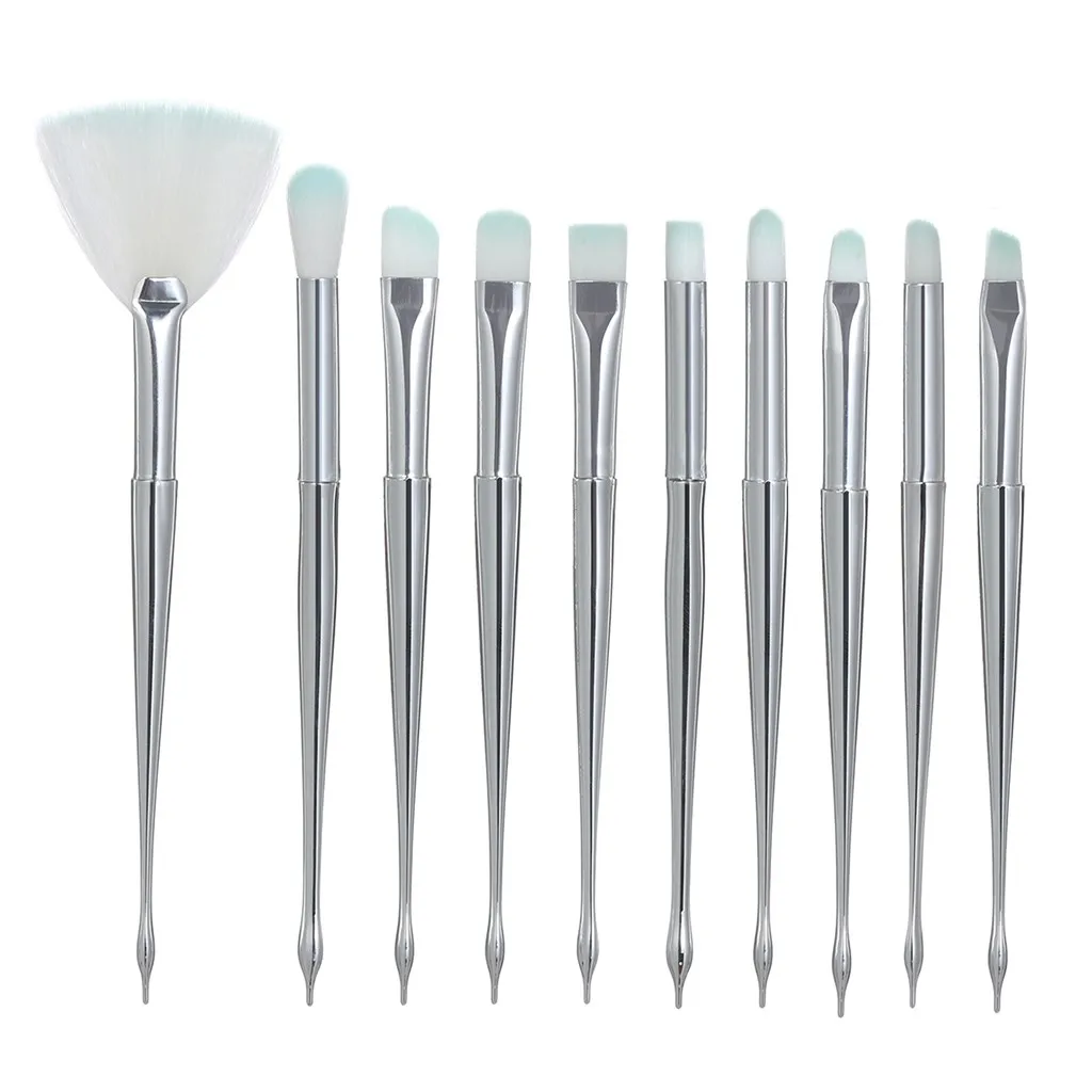 

2019 New Makeup Brush 10PCS Make Up Foundation Eyebrow Eyeliner Blush Cosmetic Concealer Makeup Brush Set L510