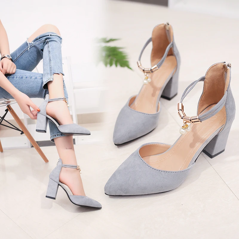 

DAFENP Summer sandals Women Shoes woman Pumps Dress Shoes High Heels Wedding Shoes woman zapatos de mujer sandalias mujer 2019
