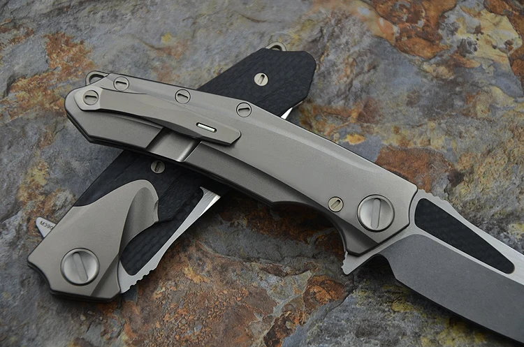 Складной Шарикоподшипниковый нож VENOM kevinjohn M390 ножи из титанового углеволокна для