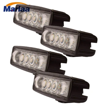 

18W 4D Lens Spot Beam 6Inch Off Road Work Light Bar With Waterproof For Jeep Atv Utv Driving Headlight Pods 4Pcs