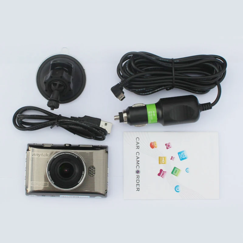Anytek X6 3 ''дисплей Автомобильный видеорегистратор камера 1080P Dash Cam g-сенсор AR0330 сенсор видео рекордер регистраторы WDR циклическая запись DashCam