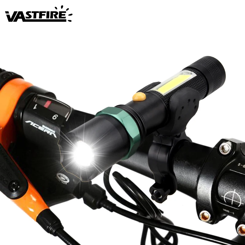 Bicycle Light Torch Light Bike Light 4 Mode Zoom T6 Cob Led Bicycle Light Usb Aliexpress