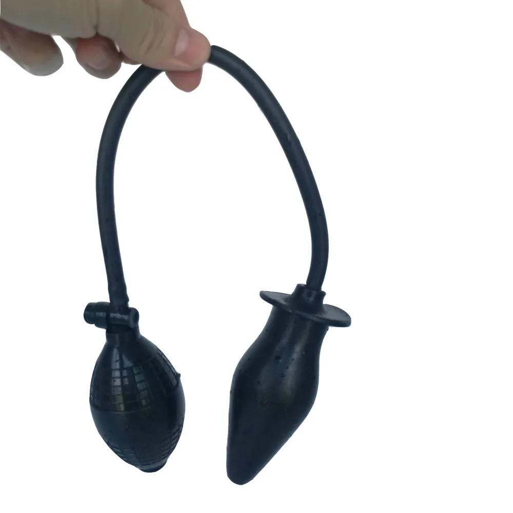Sex Shop Soft Inflatable Anal Plug Expandable Rubber Butt With Pump Dilator Dildo Prostate Massage Toys For Couple | Красота и