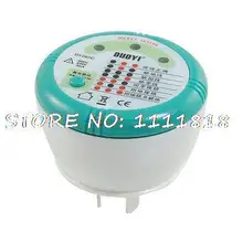 DY207C проверка подключения провода 3 контакта плоский разъем AU тестер безопасности AC 230 V