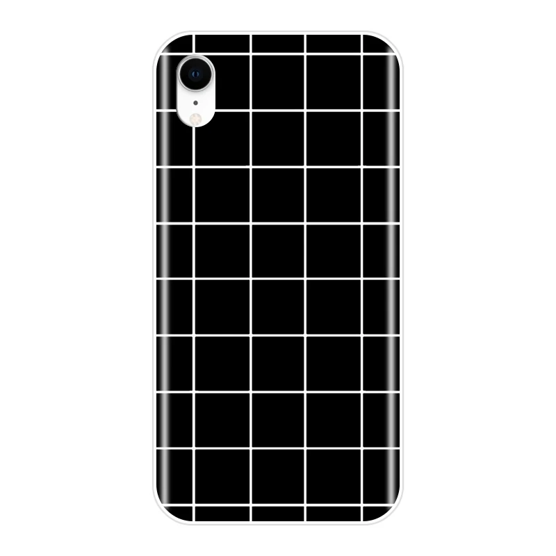 Чехол для Телефона iPhone 6 S 7 8 X XR XS Max желтая розовая черная сетка Мягкая силиконовая