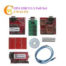 UPA программист V1.3 Неохлаждаемый параметрический усилитель с USB Полный Адаптеры Серийный программист