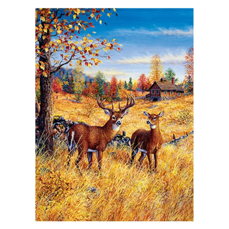

Diamond painting / cross stitch 5D DIY cartoon combination diamond embroidery round part diamond / home