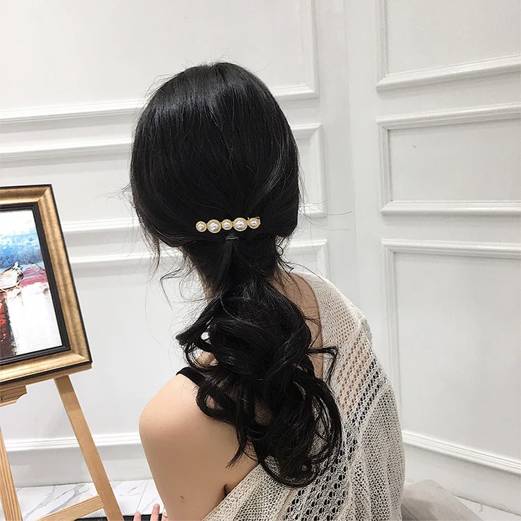 Женские заколки для волос MENGJIQIAO новые корейские трендовые с искусственным