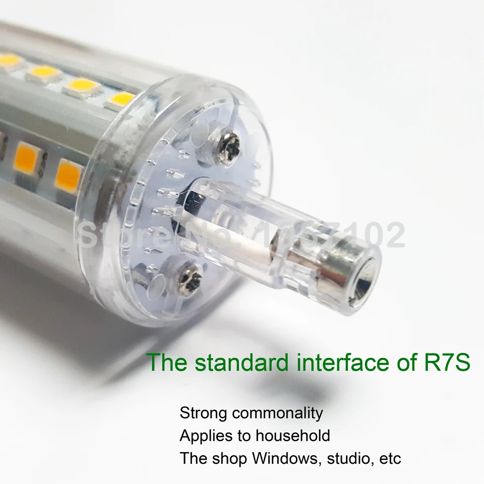 78 мм 118 R7S светодиодный ная лампа 5 Вт 10 SMD 2835 Точечный светильник почка 90 260 в