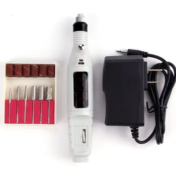

1 Set Manicure Machine Professional Electric Nail Kit Nail Tips Electric Nail Art Pen Pedicure 6 Bits Nails Tools Mill Kit