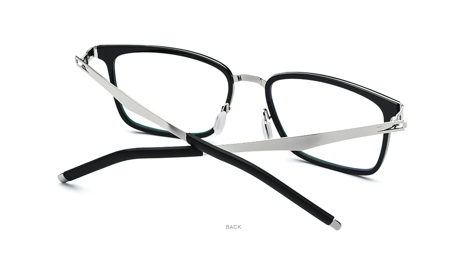 FONEX TR90 очки Мужские квадратные оправы для очков женские оптические оправы по рецепту Близорукость очки Безвинтовые очки 516