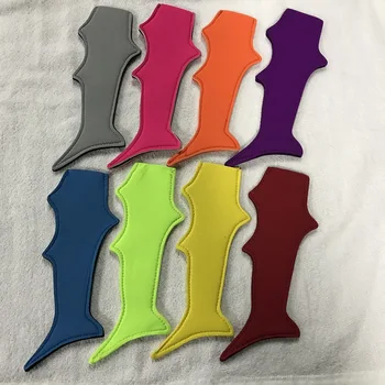 

Wholesale Shark Shape Tail Pattern Neoprene Popsicle Kids Popsicle , Summer Solid Green Popsicle Ice Cooler Case DOMIL-1010558