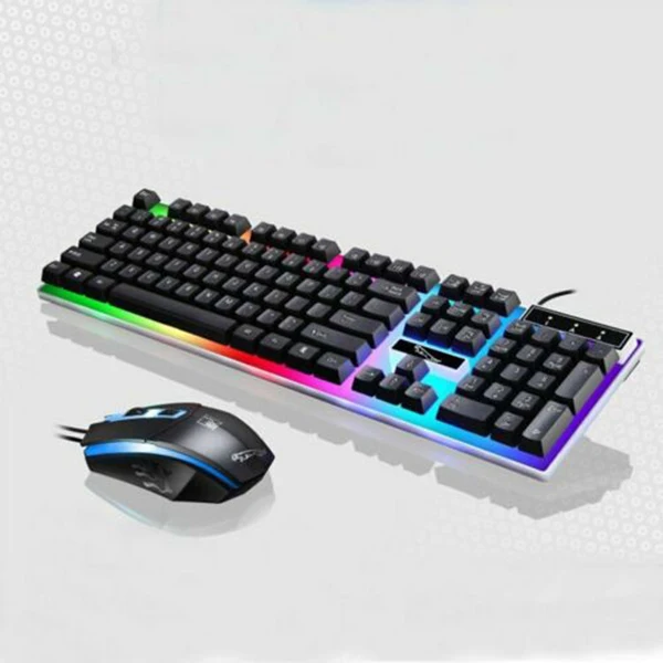 USB Проводная клавиатура мышь комбинированный набор с подсветкой дизайн для игр GDeals