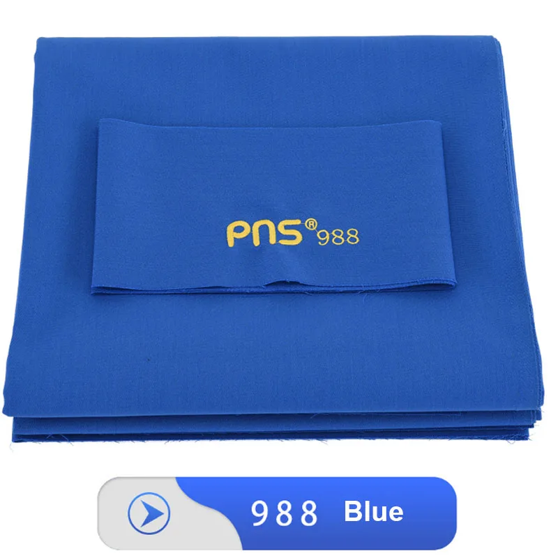 PNS 988 900 760 бильярдный стол ткань бассейн аксессуары синий красный зеленый 1,55 ширина Китай - Цвет: Blue 988