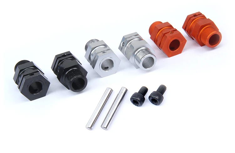 

Alloy upgrade rear hex hub set for 1/5 HPI KM ROVAN baja 5b rc car parts