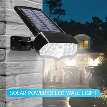 

NEW LED Solar Licht PIR Motion Sensor Solar Lampe Wasserdichte Solar Powered Strahler Wand Lampe Für Outdoor Garten Dekoration