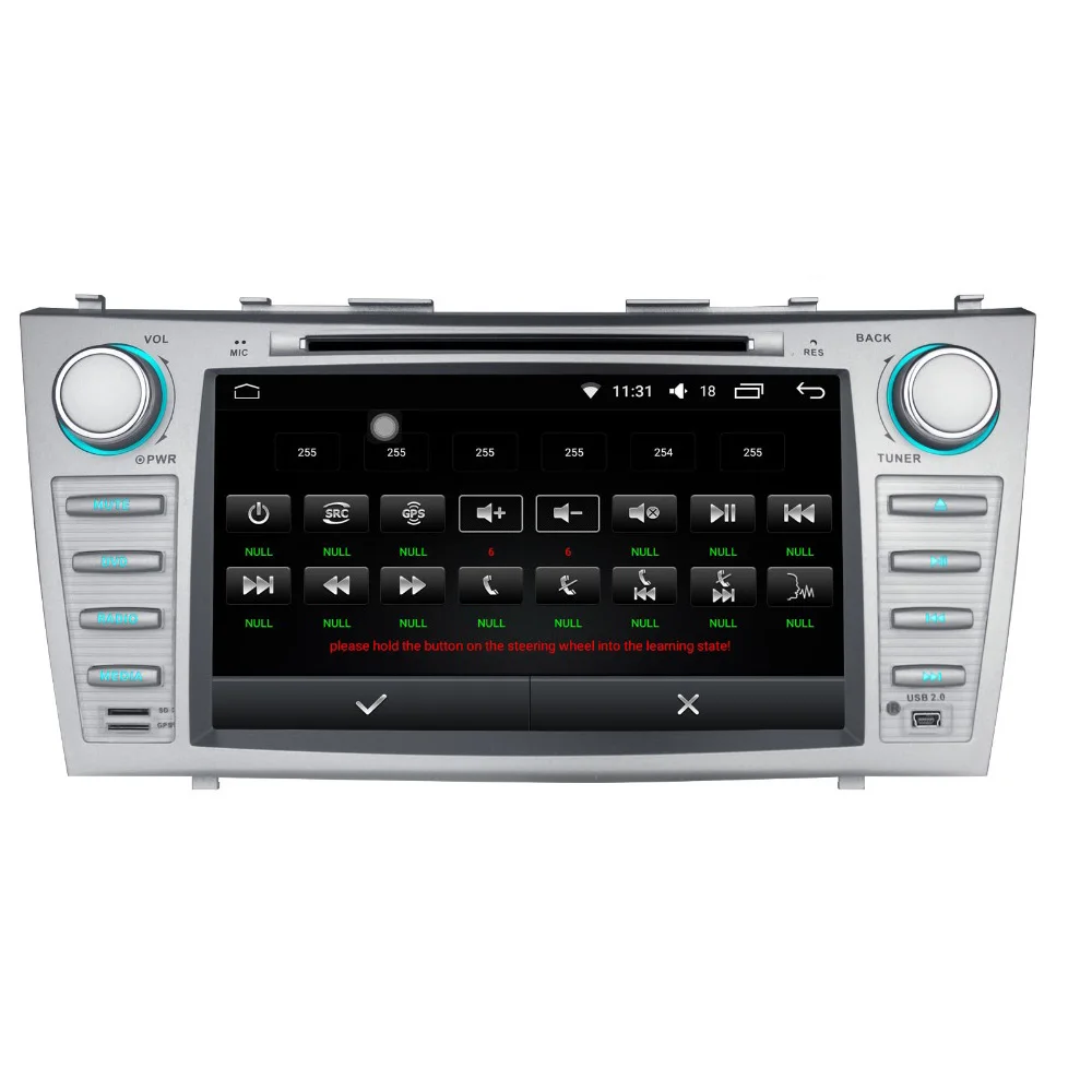 Головное устройство для Toyota Camry 2007 2011 Android 8 1 Восьмиядерный процессор PX5 дюймов 2 Din