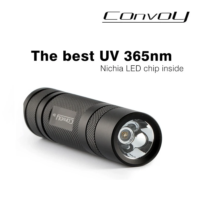 Convoy S2 Nichia UV 365nm LED Flashlight Currency Detector Lightweight HOT