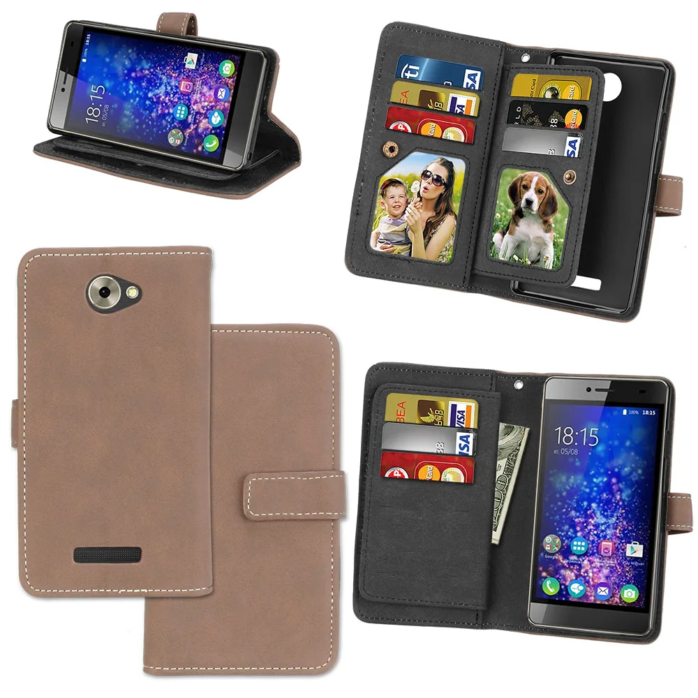 Flip Case For BQ BQS 5070 leather Matte wallet Cover For