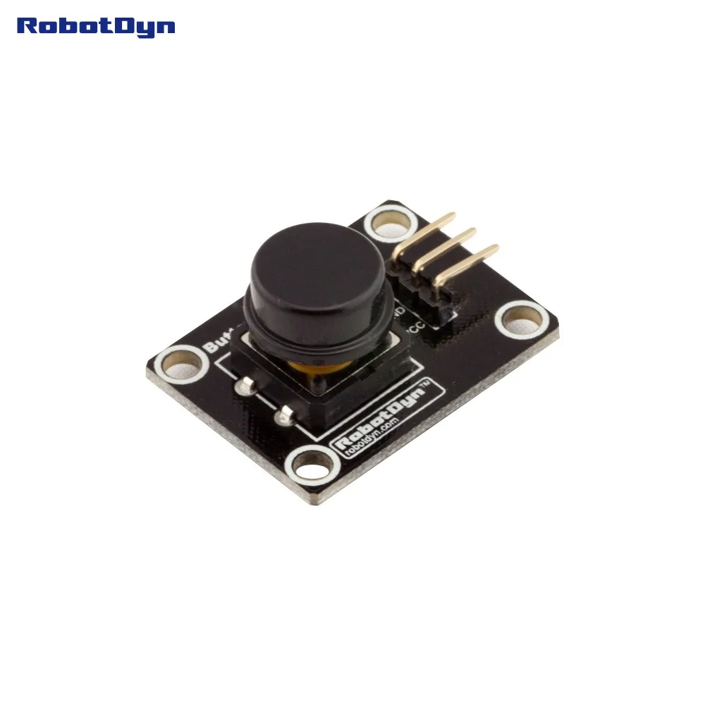 

Button key switch module (BLACK). With LED light of action.