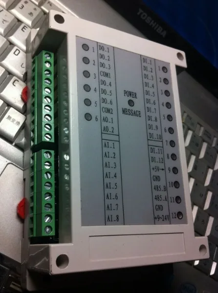 6DO+12DI+8AI+2AO four RS485-MODBUS-RTU serial relay control module