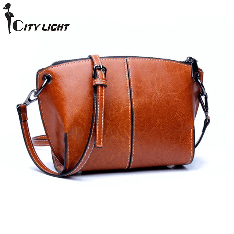 

Women's Genuine Leather Crossbody Shell Bag High Quality Female Casual Messenger Bag Lady's Leisure bag