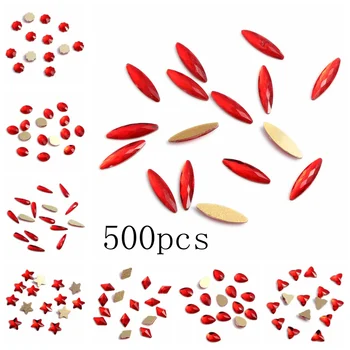 

Nail Stickers 500pcs Nail Rhinestone Flatback Nail Stickers DIY Craft Art Charm Stones Craft Art Decorations