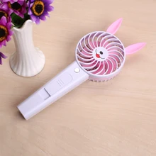Новое поступление милые животные спрей вентилятор handhel Перезаряжаемые usb вентилятор охлаждения Офис открытый водяной туман вентилятор