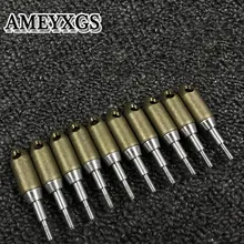 6pcs/12pcs Shooting 125grain Whistle Arrowhead 8/32inch Screw Thread Copper Shell Inner Insert Arrow Head Shooting Accessories