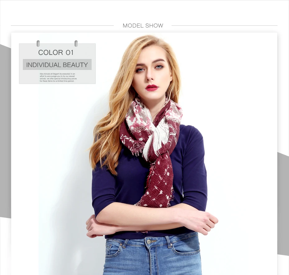 [VIANOSI] Классический дизайн осенний женский тёплый шарф-шаль Бандана с принтом женские шарфы бренд Cachecol VR005