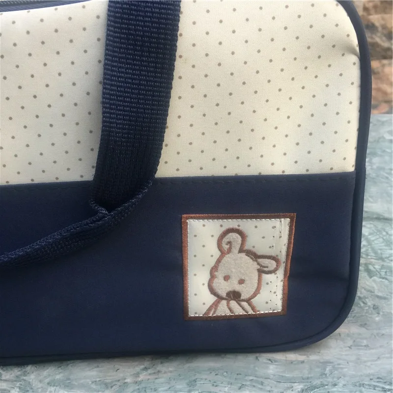 Multifunctional Diaper Bag Fashion Mummy Maternity Nappy Bag Large Capacity Travel Mother Backpack Waterproof For Baby Care 5Pcs (14)